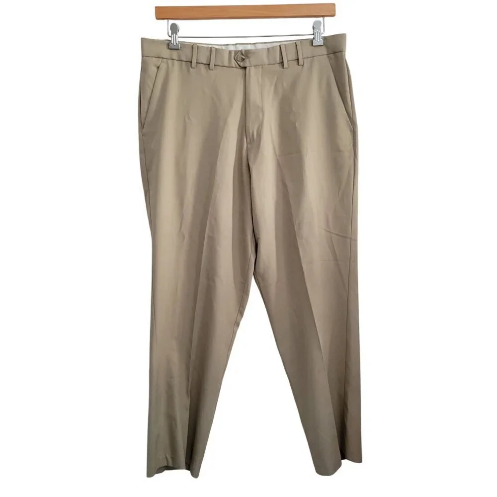 Khaki Docker Golf Pants Men Size 36/28 - Picture 1 of 14